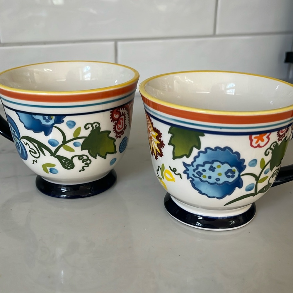 Two Carnegie Field Threshold mugs